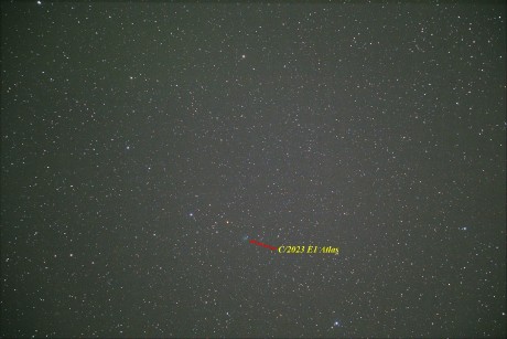 Kometa C2023 E1 Atlas
